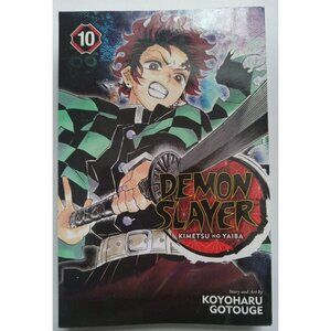 Demon Slayer Vol. 10 Manga Koyoharu Gotouge 2019 VG+